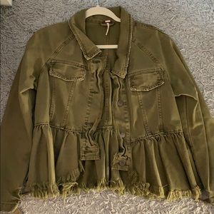 Free people boho jacket 💚